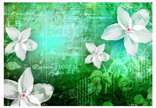 Fotobehang - Floral Notes Iii - Vliesbehang