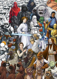 Komar Star Wars Classic Cartoon Collage Fotobehang 184x254cm 4 delig | Yourdecoration.nl