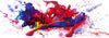 Komar Vlies Fotobehang 4 4123 Spider Man Graffiti Art | Yourdecoration.nl