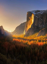 Wizard+Genius Yosemite National Park Usa Vlies Fotobehang 192x260cm 4 banen | Yourdecoration.nl