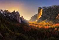Wizard+Genius Yosemite National Park USA Vlies Fotobehang 384x260cm 8 banen | Yourdecoration.nl