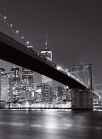 Wizard+Genius Brooklyn Bridge NY Vlies Fotobehang 192x260cm 4 banen | Yourdecoration.nl