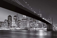 Wizard+Genius Brooklyn Bridge NY Vlies Fotobehang 384x260cm 8 banen | Yourdecoration.nl