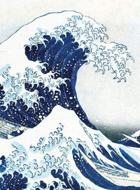 Wizard+Genius Hokusai The Great Wave Vlies Fotobehang 192x260cm 4 banen | Yourdecoration.nl