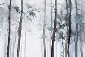 Wizard+Genius Watercolour Forest Vlies Fotobehang 384x260cm 8 banen | Yourdecoration.nl