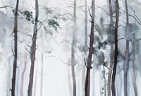 Wizard+Genius Watercolour Forest Vlies Fotobehang 384x260cm 8 banen | Yourdecoration.nl