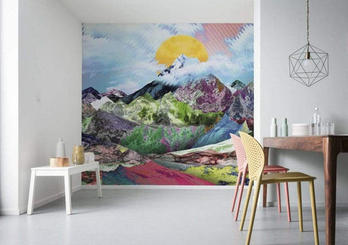 Komar Mountain Top Vlies Fotobehang 300x250cm 3 banen Sfeer | Yourdecoration.nl