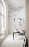 Komar Baroque Grey Vlies Fotobehang 200x250cm 2 banen Sfeer | Yourdecoration.nl