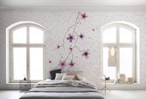 Komar Cherry Tree Vlies Fotobehang 200x250cm 2 banen Sfeer | Yourdecoration.nl