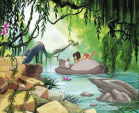 Komar Jungle Book Swimming with Baloo Fotobehang 368x254cm 8 delig | Yourdecoration.nl