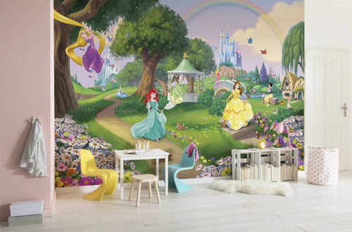 Komar Disney Princess Rainbow Fotobehang 368x254cm | Yourdecoration.nl