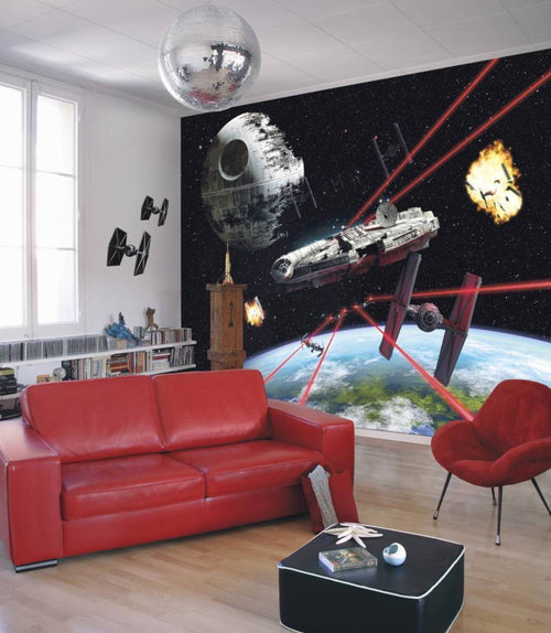 Komar Star Wars Millennium Falcon Fotobehang 368x254cm | Yourdecoration.nl