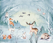 Komar Vlies Fotobehang Iax7 0038 Animal Sleepover | Yourdecoration.nl