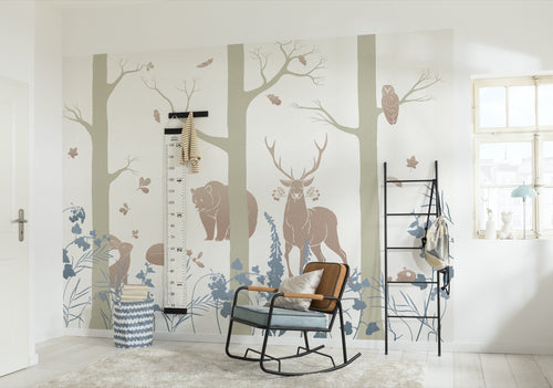 Komar Vlies Fotobehang Inx8 065 Forest Animals Interieur | Yourdecoration.nl