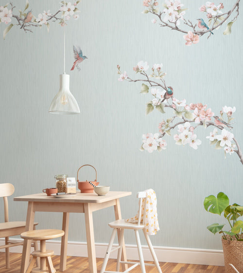 Komar Apple Bloom Vlies Fotobehang 250x250cm 5 banen Sfeer | Yourdecoration.nl