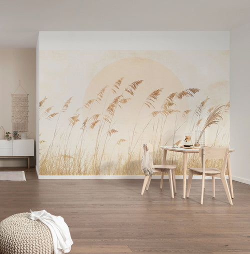Komar Dune Grass Vlies Fotobehang 400x250cm 8 banen Sfeer | Yourdecoration.nl
