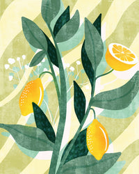 Komar Lemon Fresh Vlies Fotobehang 200x250cm 4 banen | Yourdecoration.nl