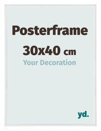 Posterframe 30x40cm Wit Hoogglans Kunststof Paris Maat | Yourdecoration.nl