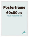 Posterframe 60x80cm Wit Hoogglans Kunststof Paris Maat | Yourdecoration.nl