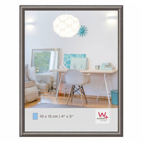 Walther Design New Lifestyle Kunststof Fotolijst 10x13cm Staal Voorzijde | Yourdecoration.nl