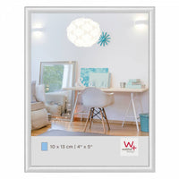 Walther Design New Lifestyle Kunststof Fotolijst 10x13cm Zilver Voorzijde | Yourdecoration.nl