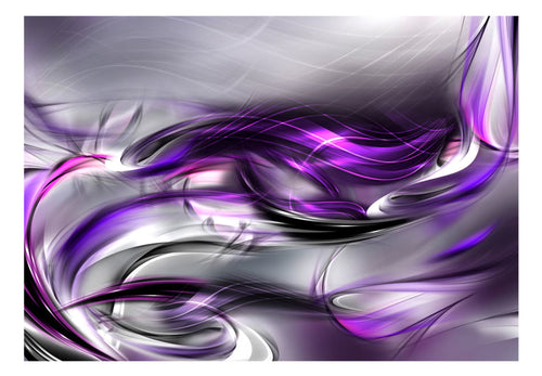 Fotobehang - Purple Swirls - Vliesbehang