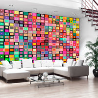Fotobehang - Colourful Boxes - Vliesbehang