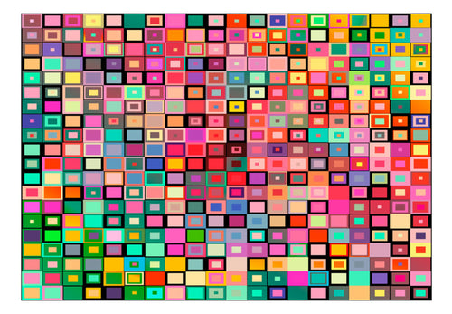 Fotobehang - Colourful Boxes - Vliesbehang