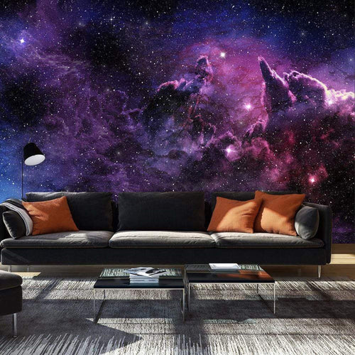 Artgeist Purple Nebula Vlies Fotobehang Sfeer | Yourdecoration.nl