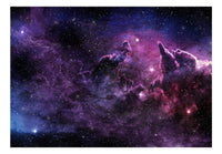 Artgeist Purple Nebula Vlies Fotobehang | Yourdecoration.nl