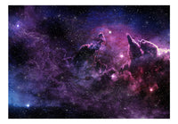 Artgeist Purple Nebula Vlies Fotobehang | Yourdecoration.nl