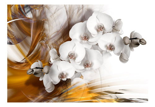 Fotobehang - Orchid on Fire - Vliesbehang