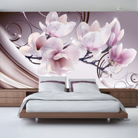 Fotobehang - Meet the Magnolias - Vliesbehang