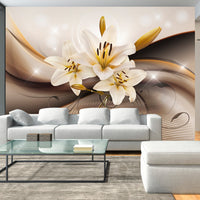 Fotobehang - Golden Lily - Vliesbehang