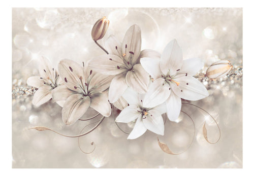 Fotobehang - Diamond Lilies - Vliesbehang