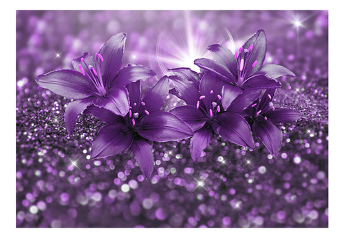 Fotobehang - Masterpiece of Purple - Vliesbehang