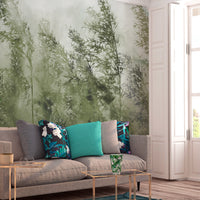 Fotobehang - Tall Grasses Green - Vliesbehang