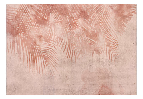 Fotobehang - Pink Palm Trees - Vliesbehang