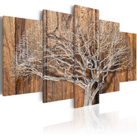Artgeist Tree Chronicle Canvas Painting 5 Piece | Yourdecoration.com