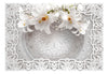 Fotobehang - Lilies and Ornaments - Vliesbehang