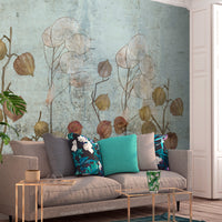 Fotobehang - Painted Lunaria - Vliesbehang