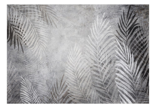 Fotobehang - Palm Trees in the Dark - Vliesbehang
