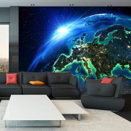 Artgeist The Blue Planet Vlies Fotobehang Sfeer | Yourdecoration.nl