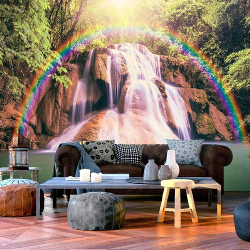Artgeist Magical Waterfall Vlies Fotobehang Sfeer | Yourdecoration.nl