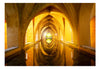Fotobehang - The Golden Corridor - Vliesbehang