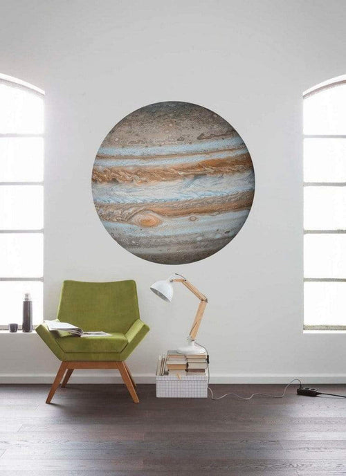Komar Jupiter Fotobehang 125x125cm Rond Sfeer | Yourdecoration.nl