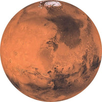 Komar Mars Fotobehang 125x125cm Rond | Yourdecoration.nl