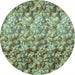 Komar Greenery Fotobehang 125x125cm Rond | Yourdecoration.nl