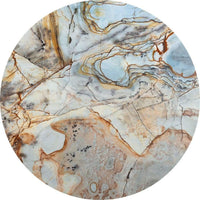 Komar Marble Sphere Fotobehang 125x125cm Rond | Yourdecoration.nl