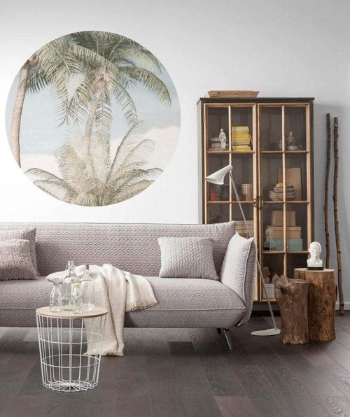 Komar Hush Fotobehang 125x125cm Rond Sfeer | Yourdecoration.nl